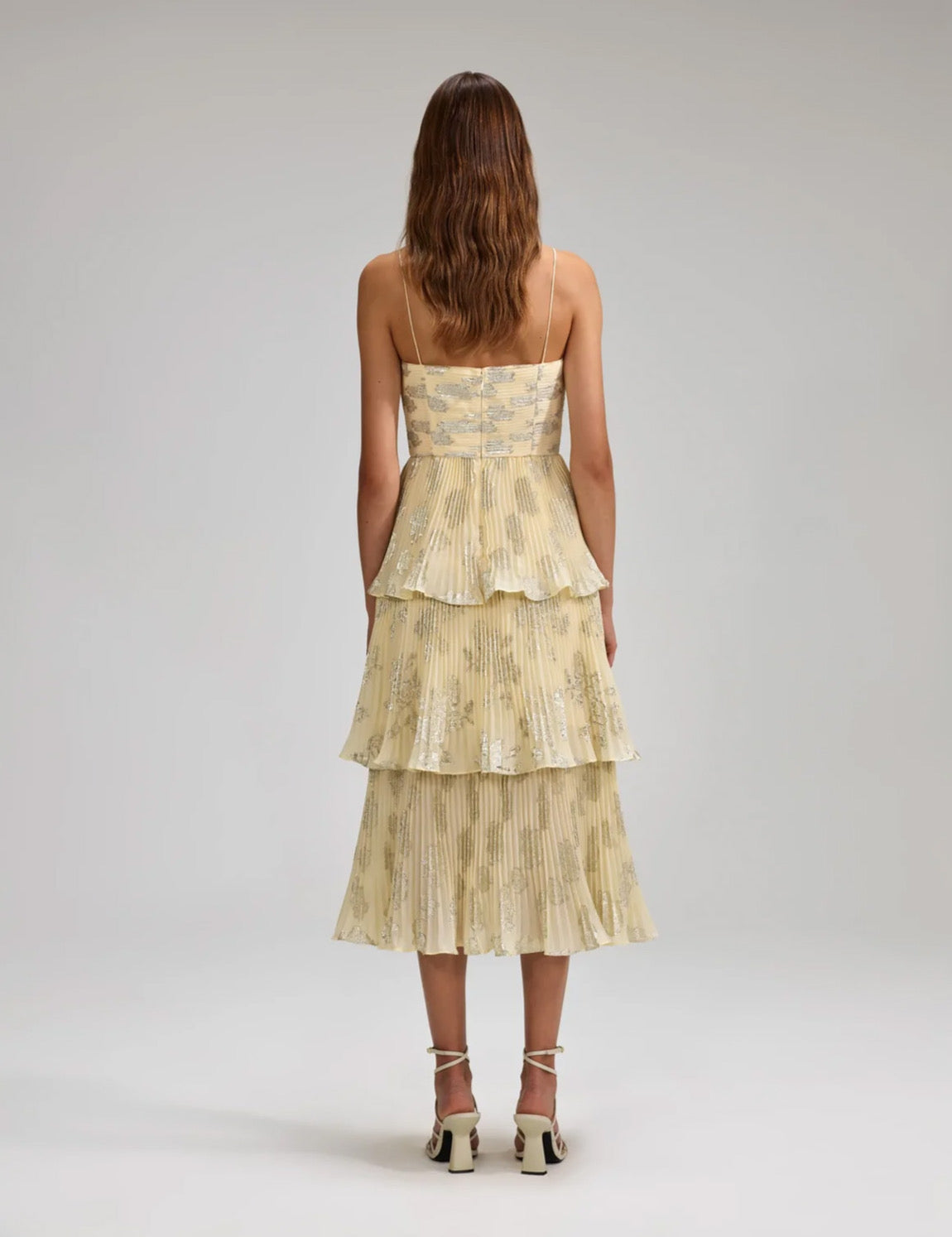 Self-Portrait- Jacquard Midi Dress