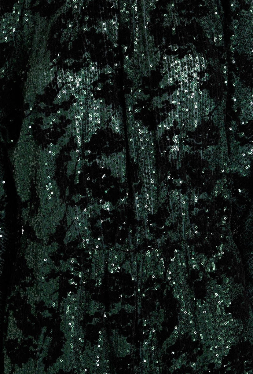 Maje- Sequin Playsuit
