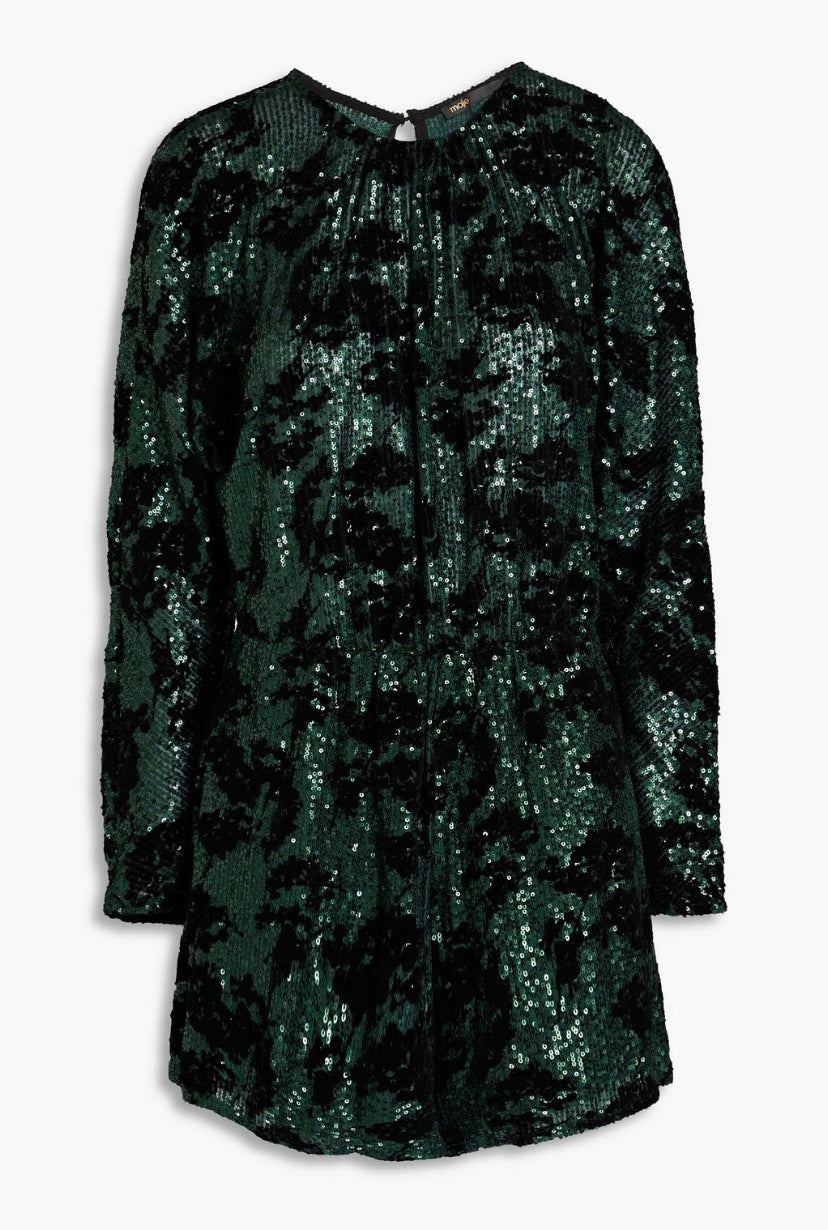 Maje- Sequin Playsuit