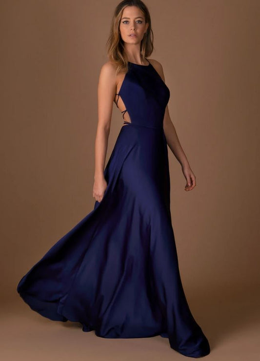 Nadine Merabi Valentina Navy Dress