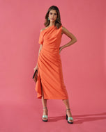 Miphai- Lucia Orange Dress