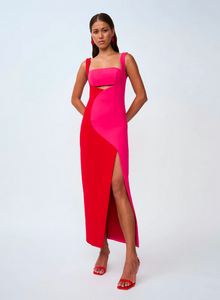 By Johnny Caterina Dress (red and pink)
