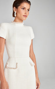 Nadine Merabi Simone Ivory Dress