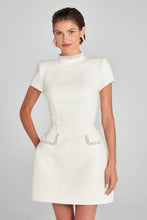 Load image into Gallery viewer, Nadine Merabi Simone Ivory Dress
