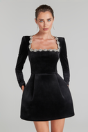 Nadine Merabi Kimberly Black Dress