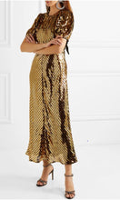 Load image into Gallery viewer, RIXO Daisy  Sequined Georgette Midi Dress
