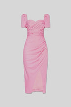 Load image into Gallery viewer, SELF PORTRAIT PINK GATHERED DRESS
